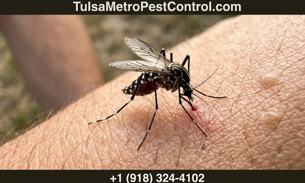 Mosquito Control pest close-up